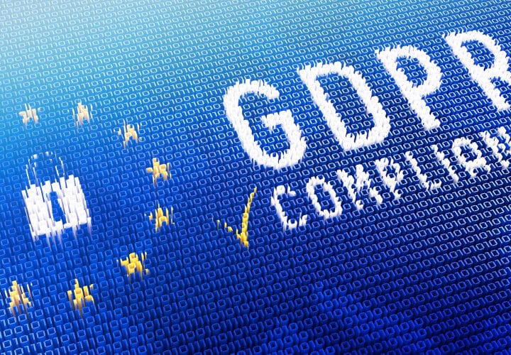 GDPR complinace concept 3D illustration